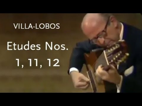 Etudes Nos. 1, 11, 12 • Villa-Lobos • Narciso Yepes