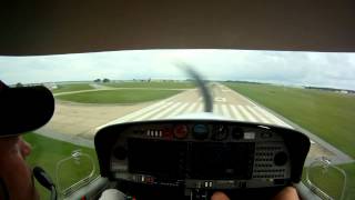preview picture of video 'flying in a diamond da40, with air force 1'
