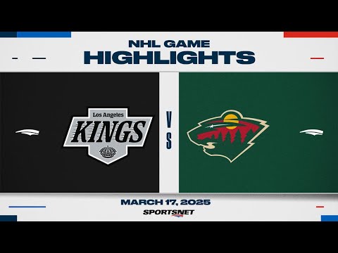 NHL Highlights | Kings vs. Wild - March 17, 2025