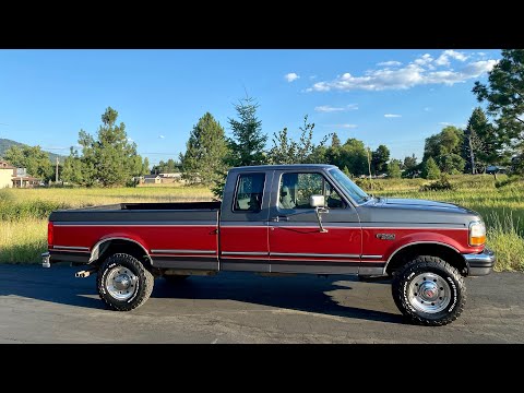 83k Mile 1993 Ford F-250 XLT 4x4 Walk-Around and Drive