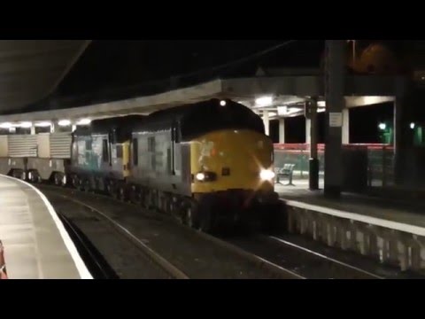 37716 3Z84 Test Train and 37610/37059 6k73 flasks, 9th March 2016