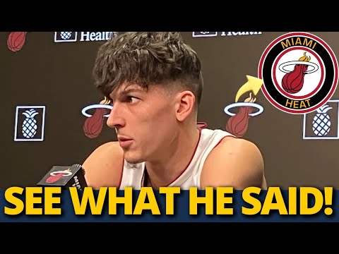 SEE WHAT HE SAID! IT SURPRISED EVERYONE! PLAY TODAY OR NOT? MIAMI HEAT NEWS