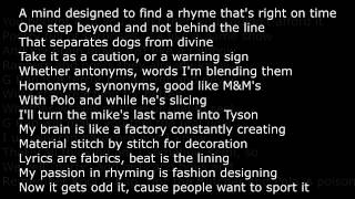 Kool G Rap - Poison (Lyrics)