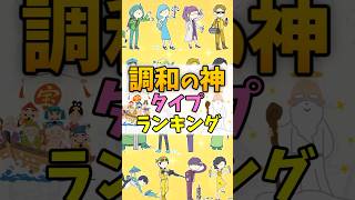 【16TYPE】調和の神ランキング #mbti #16パーソナリティ #shorts #ランキング
