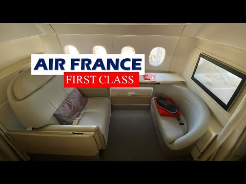 AIR FRANCE FIRST CLASS LA PREMIERE Paris to Dubai Boeing 777 300er AF662