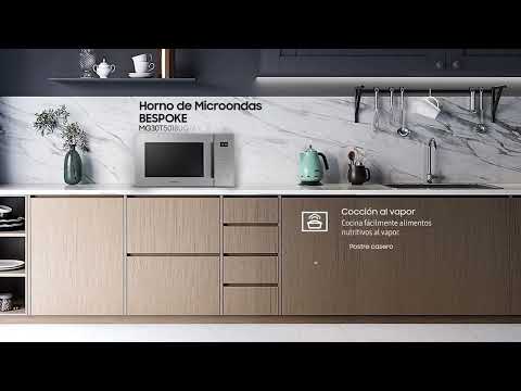 thumbnail video image 2 of Horno de Microondas Samsung Bespoke MG30T5018UG/AX, 2 of 5