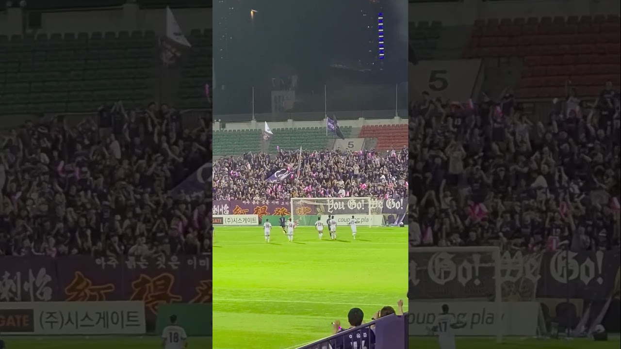 18라운드 광주 대 안양 골 장면#안양 #광주 #축구 #k리그 #마테우스
