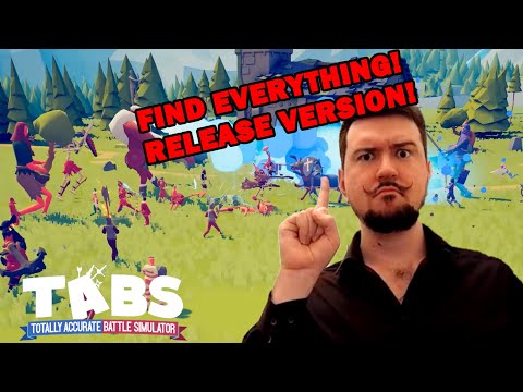 ALL TABS SECRET UNITS: How to Find them and Demonstration! Totally Accurate Battle Simulator Release
