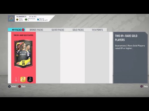 *89+ DOUBLE UPGRADE PACK* FIFA 20 SQUAD BUILDING CHALLENGE!!!!!