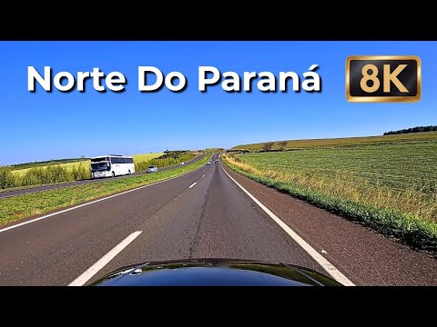 Na Estrada: PR-986 Rolândia em 8K | Driving Tour Rodovia que liga a cidade