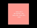 Me and Mrs. Jones by Michael Buble ~lyrics on screen~