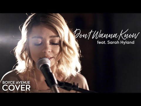 Don't Wanna Know - Maroon 5 (Boyce Avenue ft. Sarah Hyland cover) on Spotify & Apple
