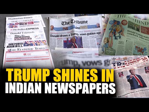 India's front pages abuzz with Trump's US election win