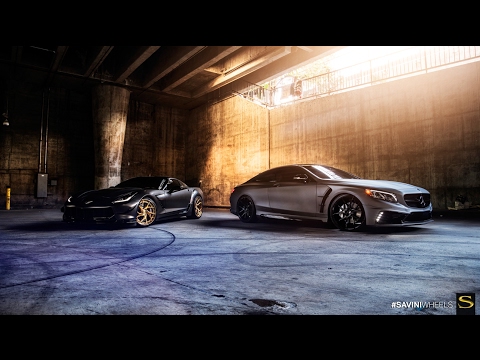 Mercedes-Benz S550 x Chevy Corvette | BM13-L & SV64-L | Savini Wheels
