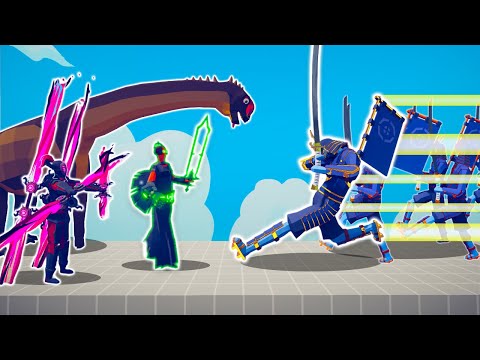 EVERY STRONGEST BOSS vs 100x SHOGUN | TABS - Totally Accurate Battle Simulator