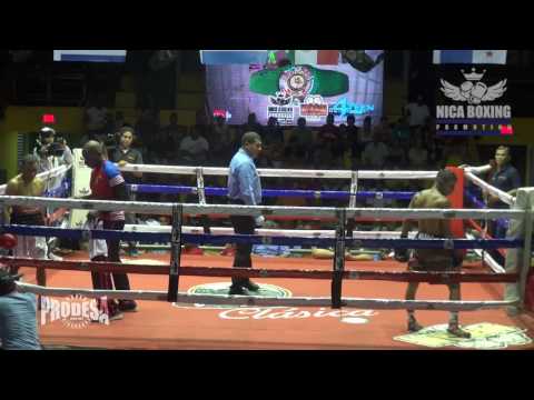 Byron Rojas (Nic) VS Carlos Ortega (Pan) - Nica Boxing Promotions