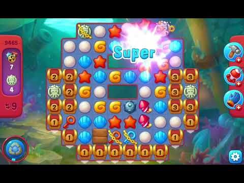 Fishdom Hard Level 9465 (No Boosters) @choraelmin