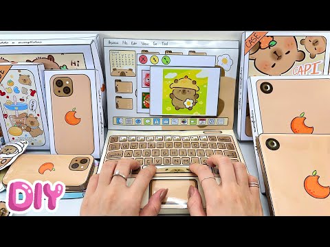 (🍎 Paper DIY 🍎) Apple X Capybara Blind Bag 1000$ | Iphone, Ipad, Macbook | ASMR