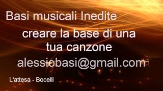 L&#39;attesa Bocelli base audio karaoke
