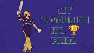 My favourite IPL final | DLF IPL 2012 FINAL |  CSK V/S KKR.