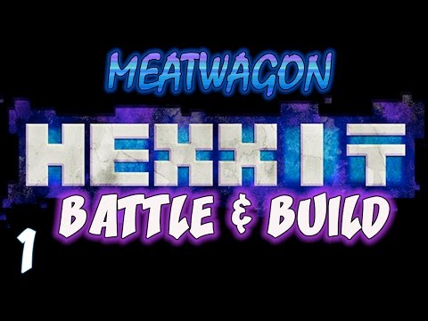 Minecraft : Hexxit Battle & Build mini series Ep.1