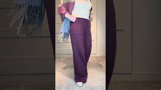 Vídeo Calça Wide Leg Moletom Peluciado Preto Declari