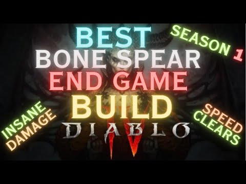 Best Bone Spear Necro Build (End Game...Season 1)