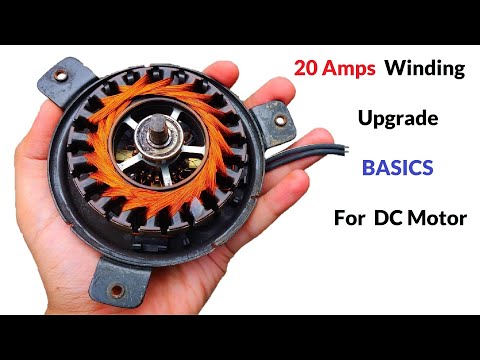 12V 20 Amps DC Motor Winding Upgrade DIY