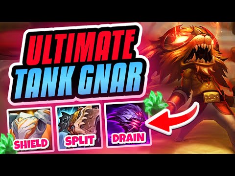 THE ULTIMATE TANK GNAR BUILD!!! Season 13 Gnar Gameplay (League of Legends)