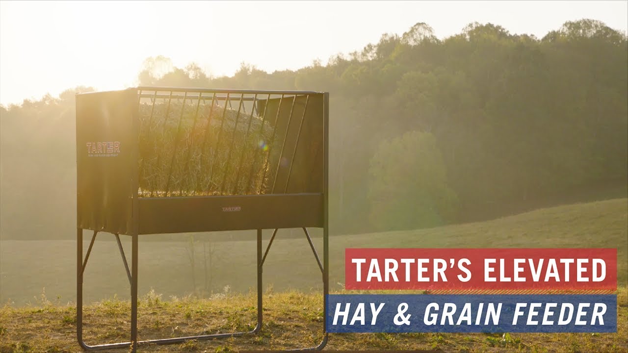 Equine Elevated Hay & Grain Feeder Tarter USA