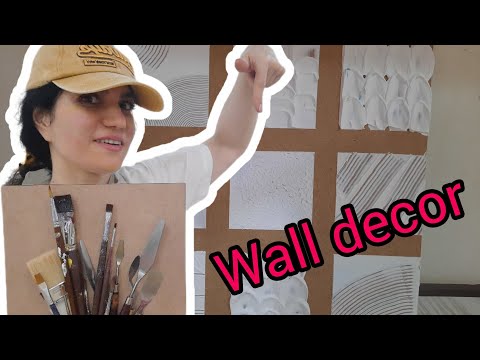 This Textured wall decore changes Everything!😍