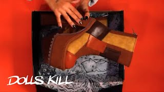 Dolls Kill | Unboxing: Current Mood Fall Shoes 🧡