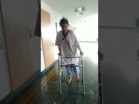 Patient on 3 day after bilateral knee replacement surgery