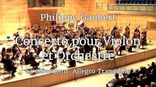 Philippe Gaubert - Violin Concerto (1st movement)