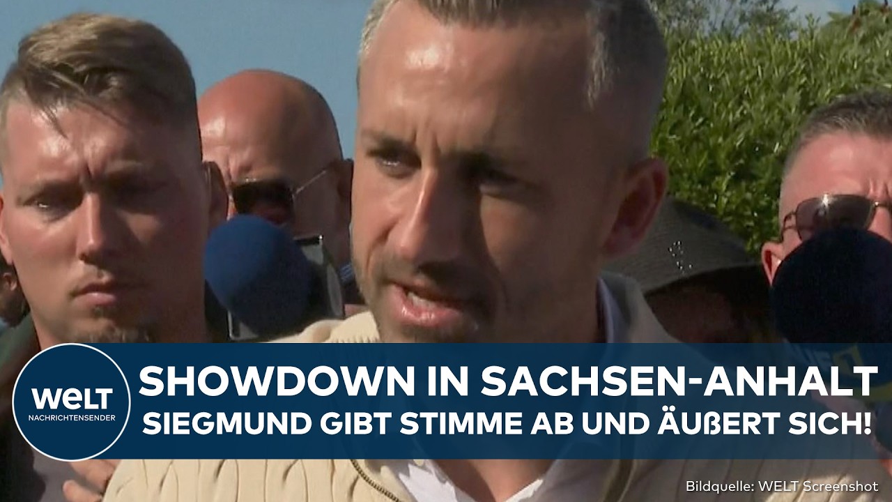 SACHSEN-ANHALT: Ulrich Siegmund gibt Stimme ab! AFD-Poliker äußert sich zur Landtagswahl