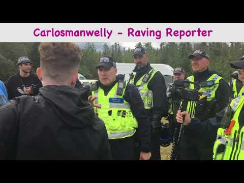 illegal rave in the Welsh valleys 2020
