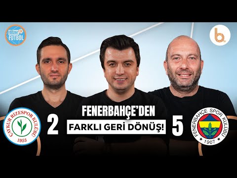 Rizespor 2-5 Fenerbahçe Maç Sonu | Bışar Özbey, Gökhan Dinç ve Samet Süner
