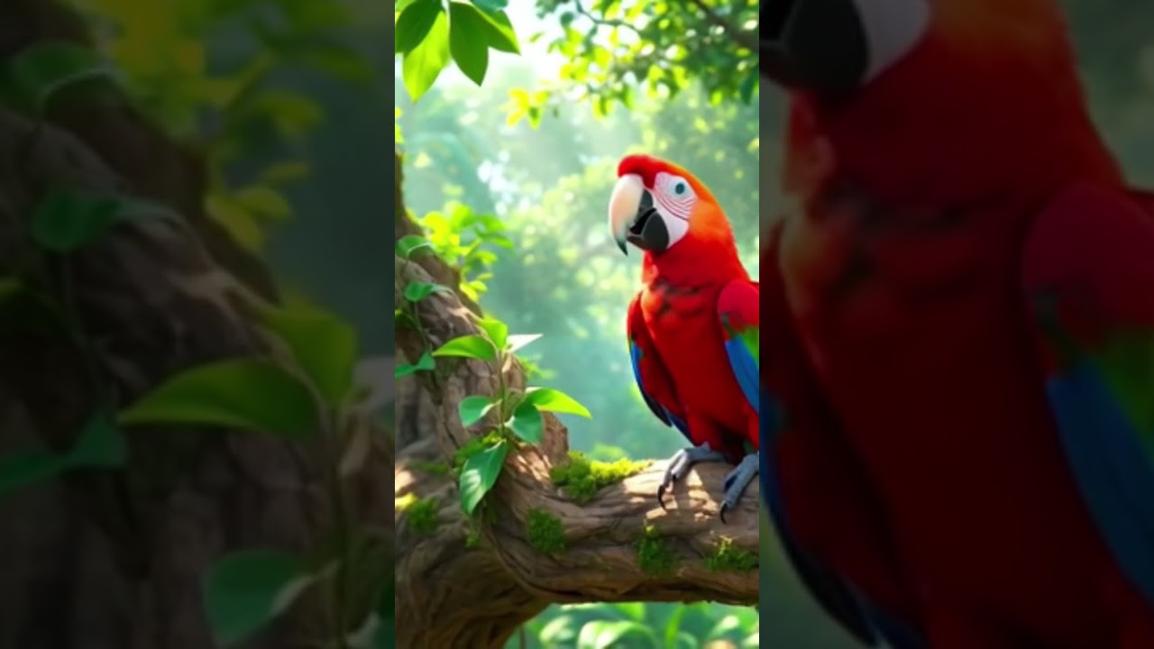 Ai Generated Video Masum parrot #ai #parrot #shorts #youtube