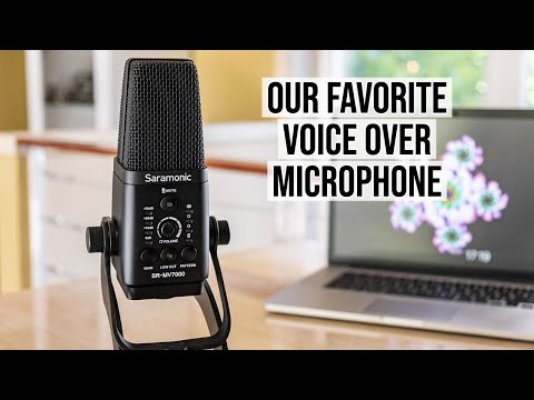 Mikrofonas - Saramonic SR-MV7000 USB/XLR Kondensatorius 20-20kHz su Pop Filtru video