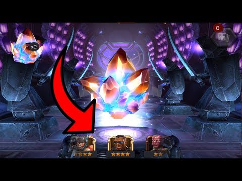 OMG THE BEST 4 STAR PULL!!! 5 x THOR RAGNAROK CRYSTAL OPENING! - Marvel Contest Of Champions