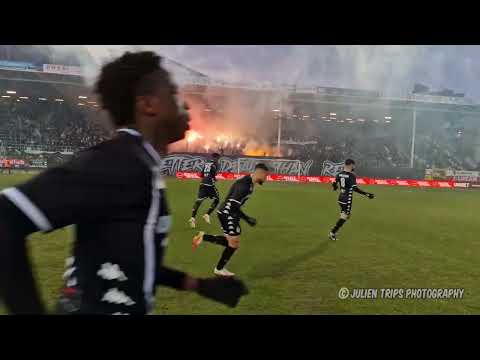 R.Charleroi.S.C. - R.Standard.C.L. 0-0 Pyro's & Tifo By Julien Trips Photography