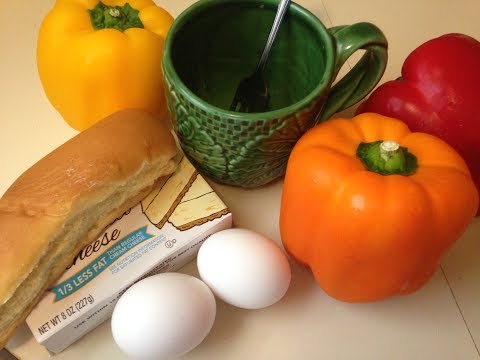 Quick and Easy Microwave Coffee Cup Quiche - Breakfast in a Mug