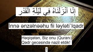 Qədr surəsi