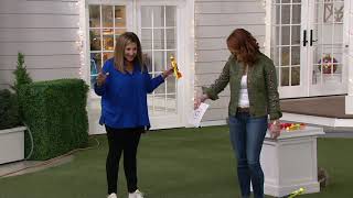 Stomp Rocket Set mit 3 Stuntflugzeugen und 3 Bonus-LED-Raketen auf QVC