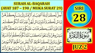 Download lagu MENGAJI AL-QURAN JUZ 2 : SURAH AL-BAQARAH AYAT 187-190 MUKA SURAT 29 (SIRI 28) mp3 Download lagu MENGAJI AL-QURAN JUZ 2 : SURAH AL-BAQARAH AYAT 187-190 MUKA SURAT 29 (SIRI 28) mp3