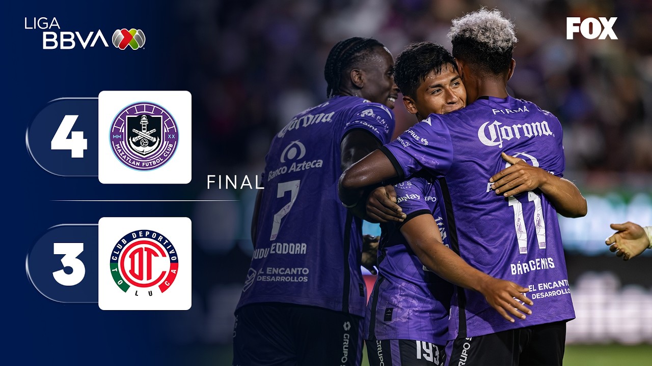 Mazatlán vs CD Toluca Highlights