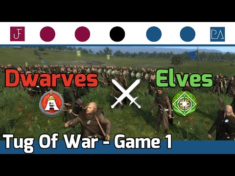 AND SO IT BEGINS - Third Age Total War: Tug of War - Dwarves vs Elves #1