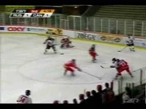 2006 U-18 WJC Canada-Russia  Kirill Tulupov #6