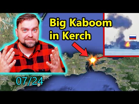 Update from Ukraine | Kerch strait Ferry Connection was Hit by Ukraine. Is the Kerch Bridge Next?