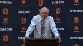 Jim Boeheim vs Virginia Postgame